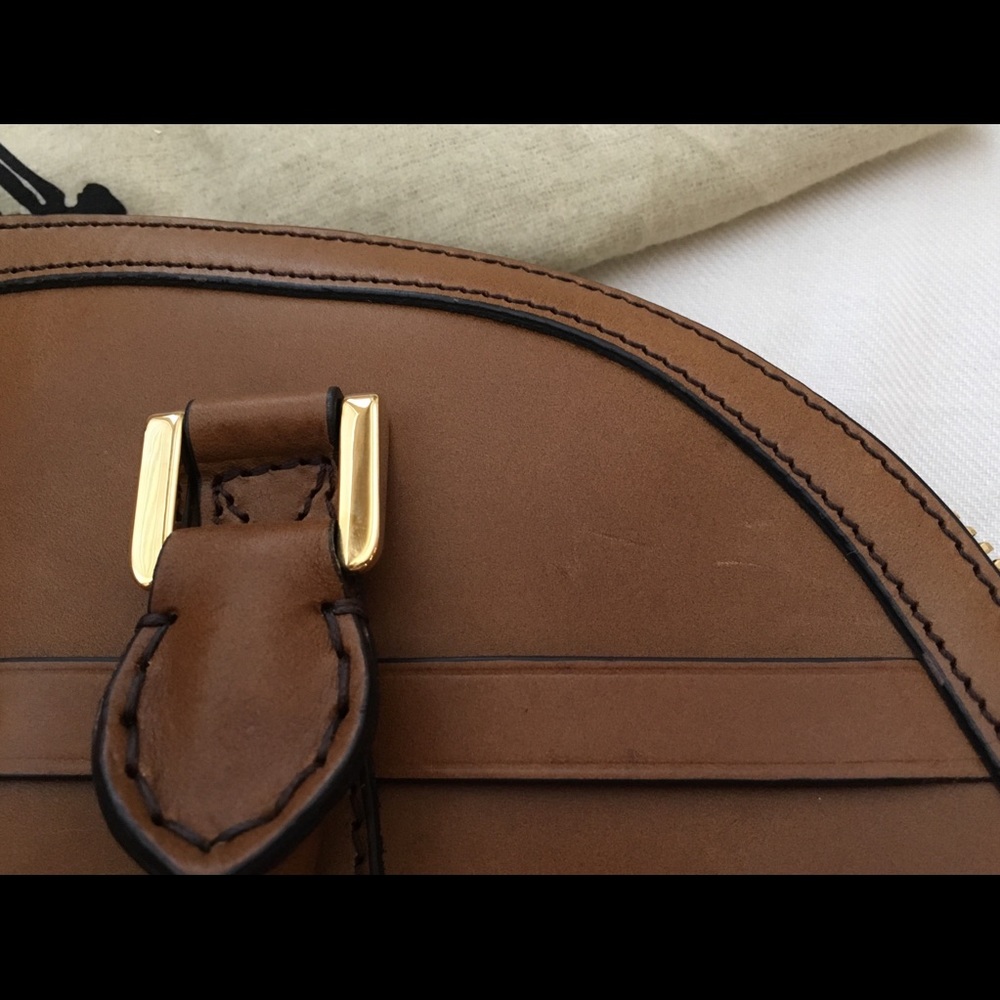 NWT. Burberry Sartorial Leather Orchard Bowling - Picture 6 of 8